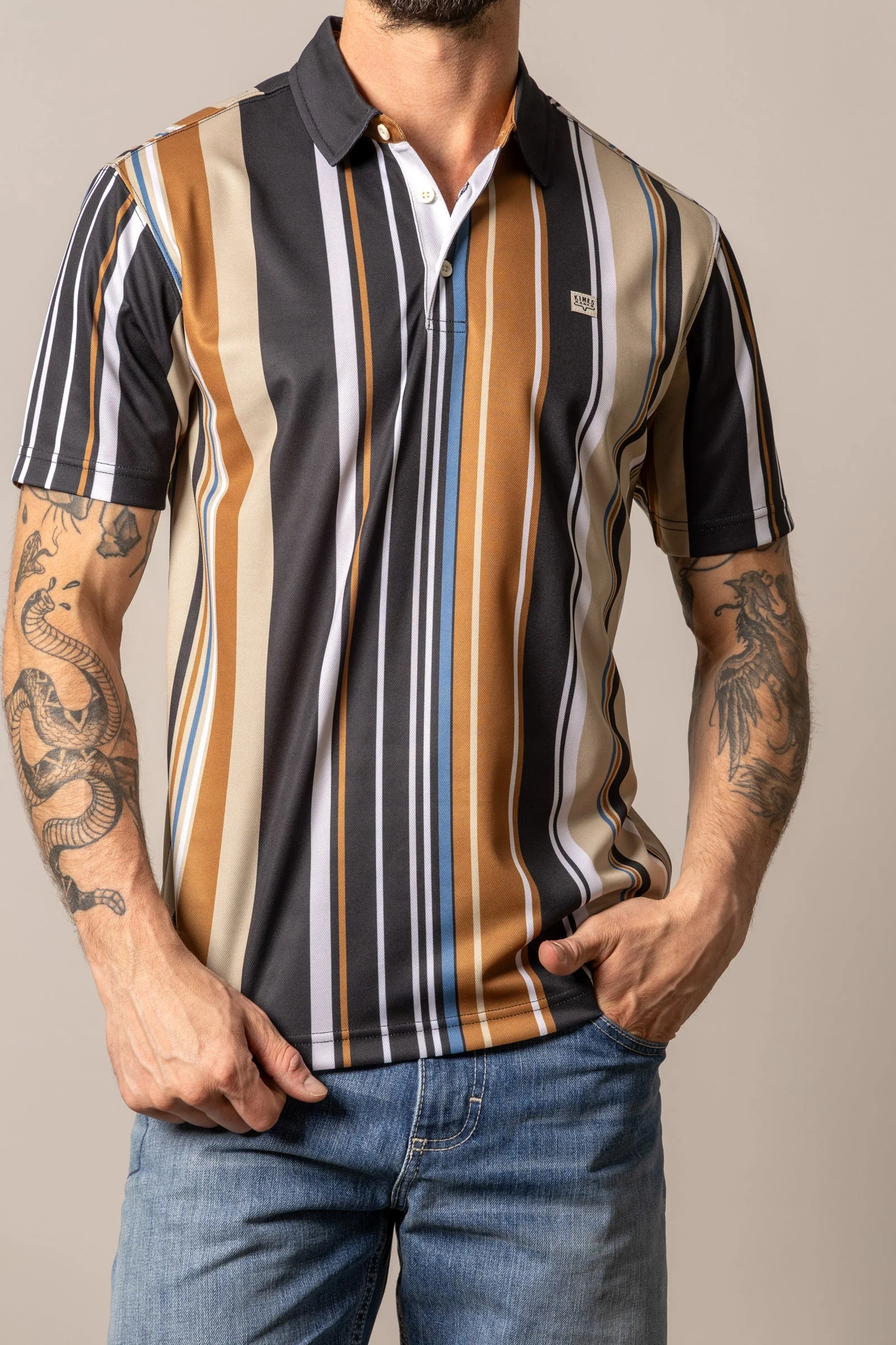 Kimes Rein Black Polo Shirt - Image 2