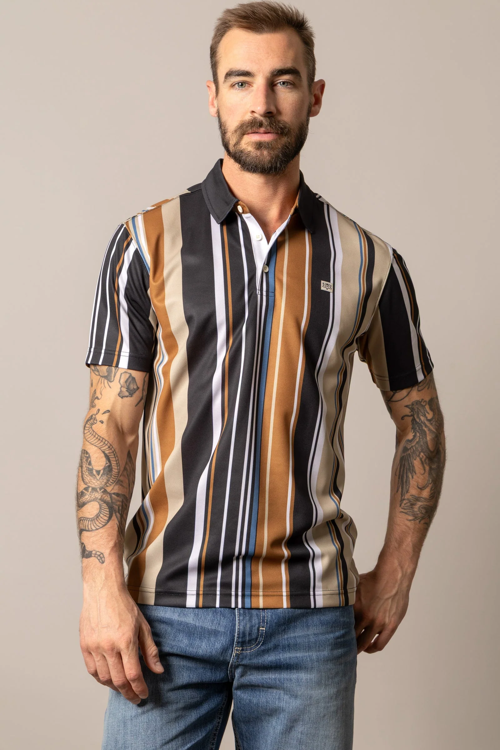 Kimes Rein Black Polo Shirt - Image 4