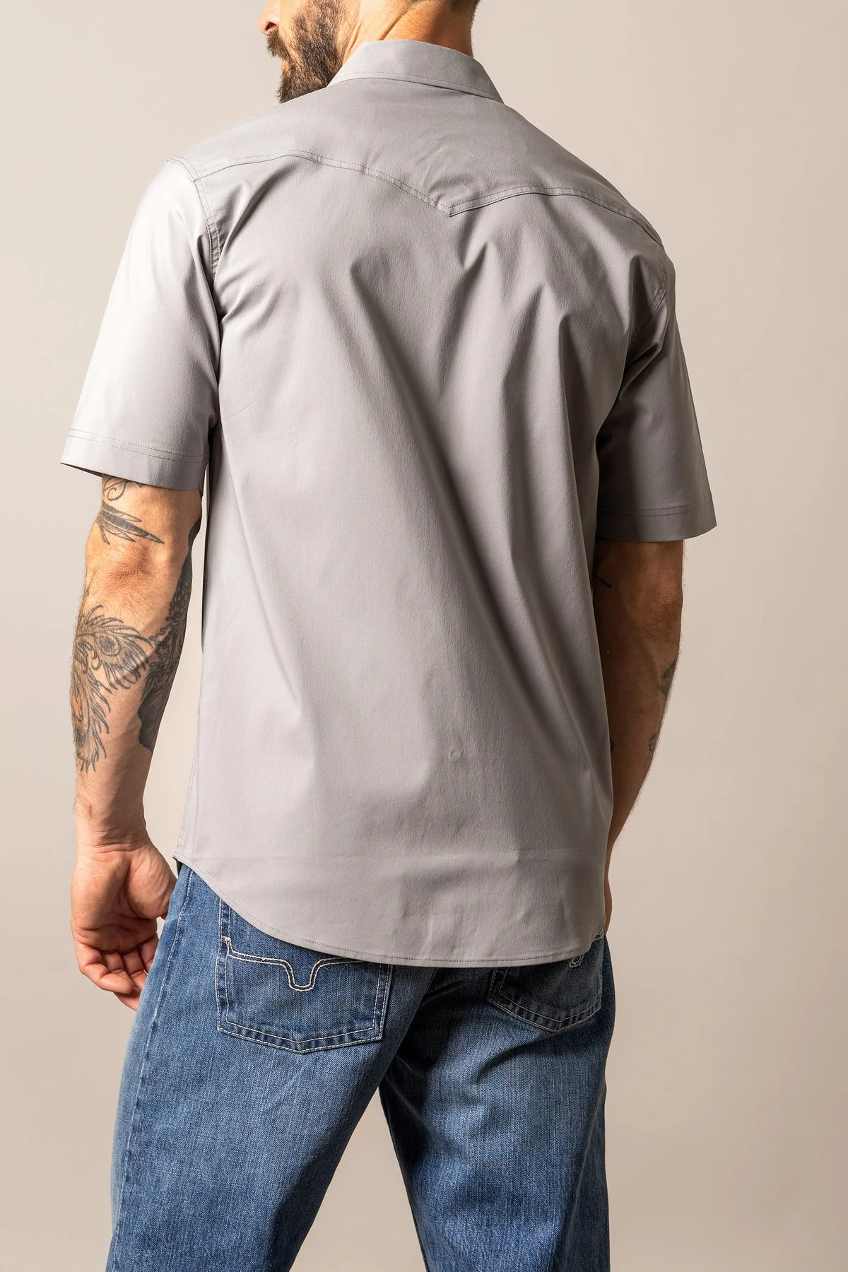 Kimes Rio Grey Men's Shirt - Image 2