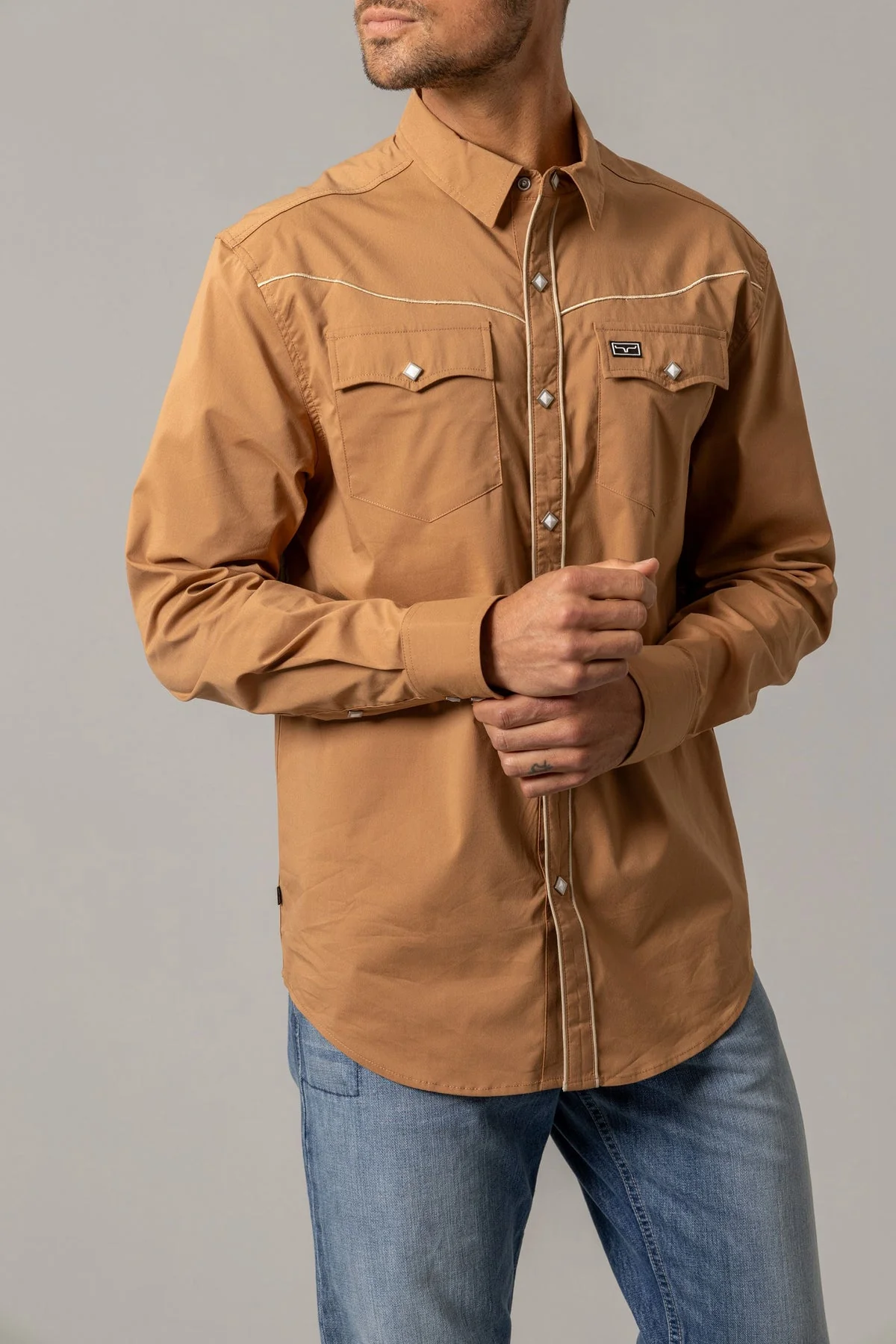 Kimes Lanebro Brown Men's Shirt - Image 3