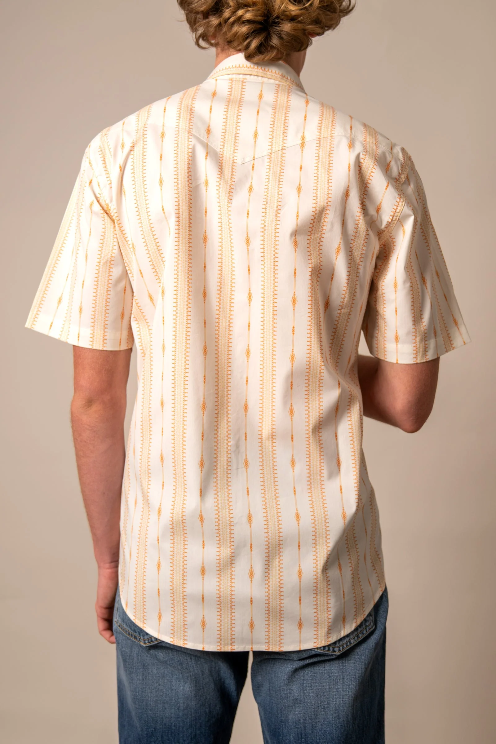 Kimes Sonny Orange Shirt - Image 4