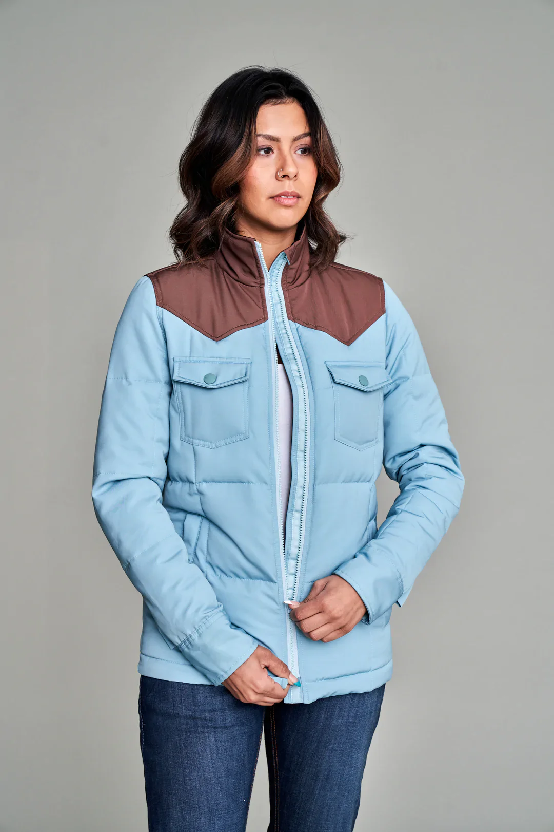 Final Sale ✨ Kimes Wyldfire Jacket Light Blue - Image 2