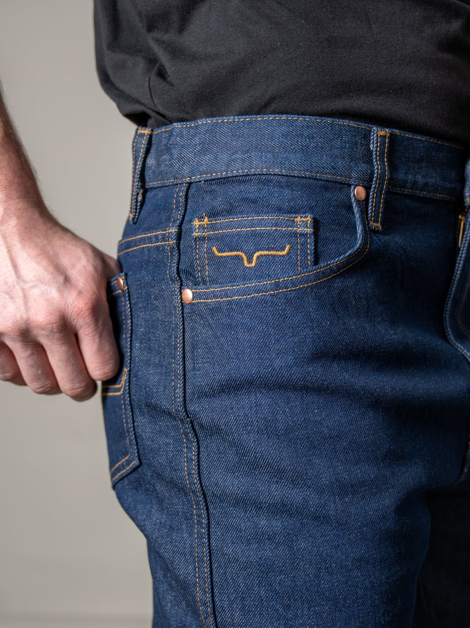 Kimes Zach Top Men's Bootcut Dark Wash - Image 5