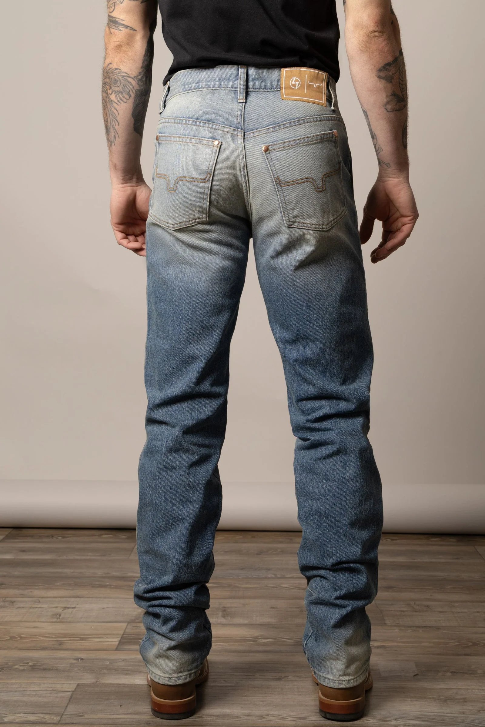 Kimes Zach Top Men's Bootcut Light Wash - Image 4
