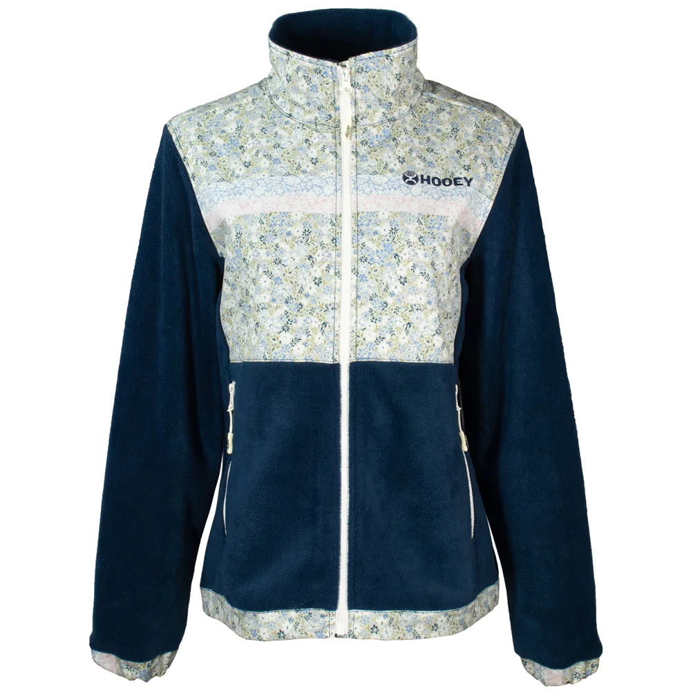 Final Sale ✨ Hooey Women's Floral Fleece Tech Jacket - Image 2