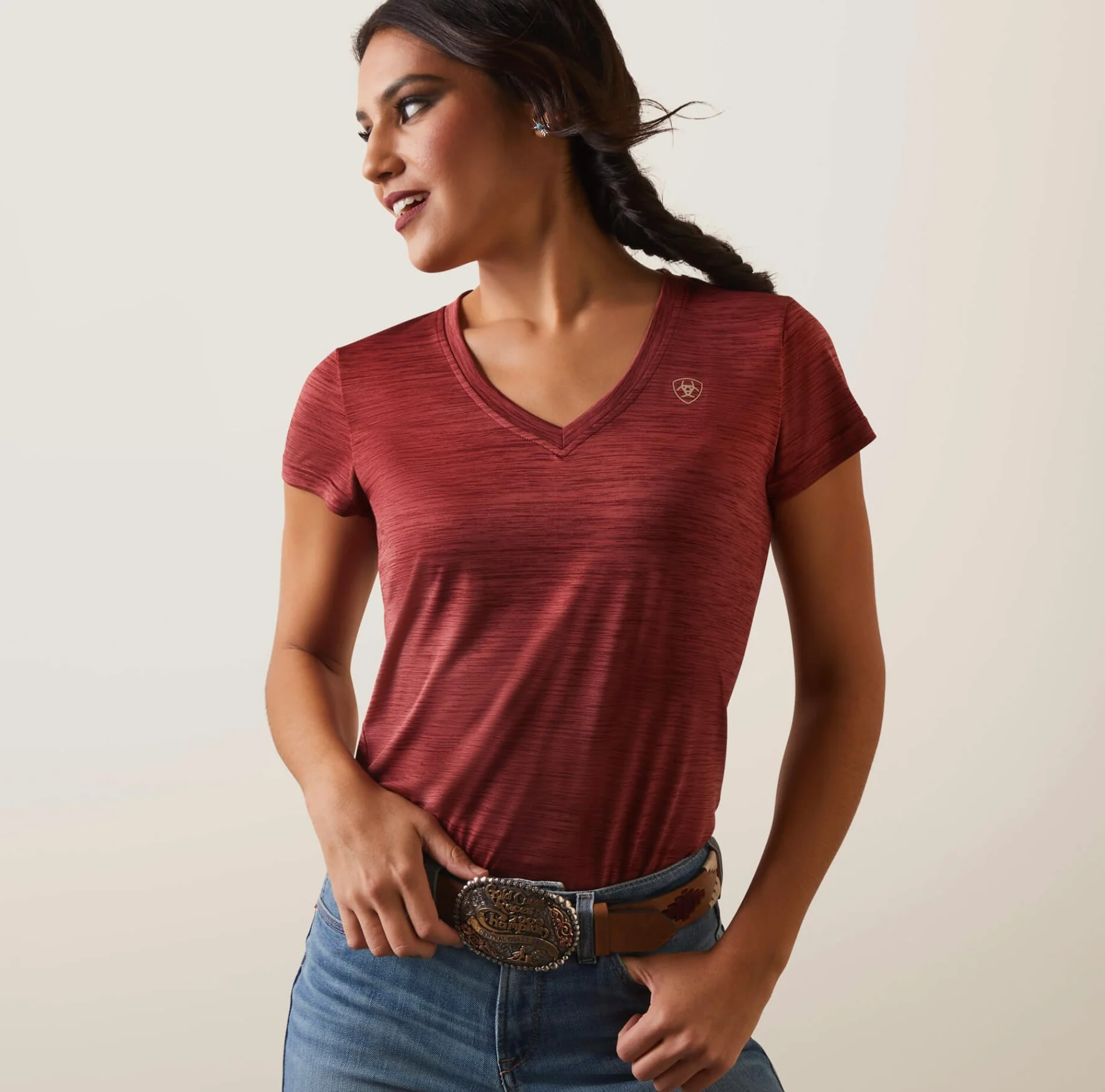 Final Sale ✨ Laguna Patriot T-Shirt-POMEGRANATE - Image 4