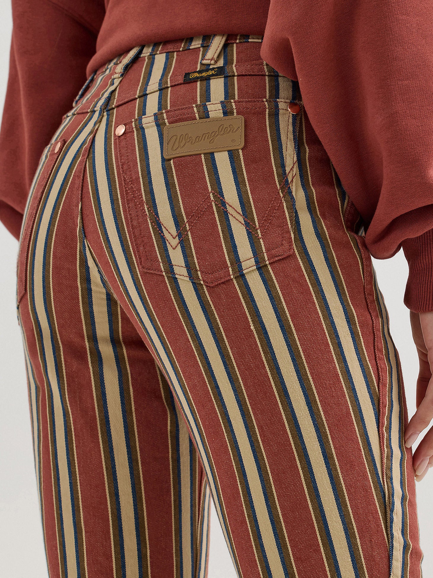 Sale ✨Wrangler X Lainey Wilson Clay Stripe Bell Bottom Jeans - Image 4