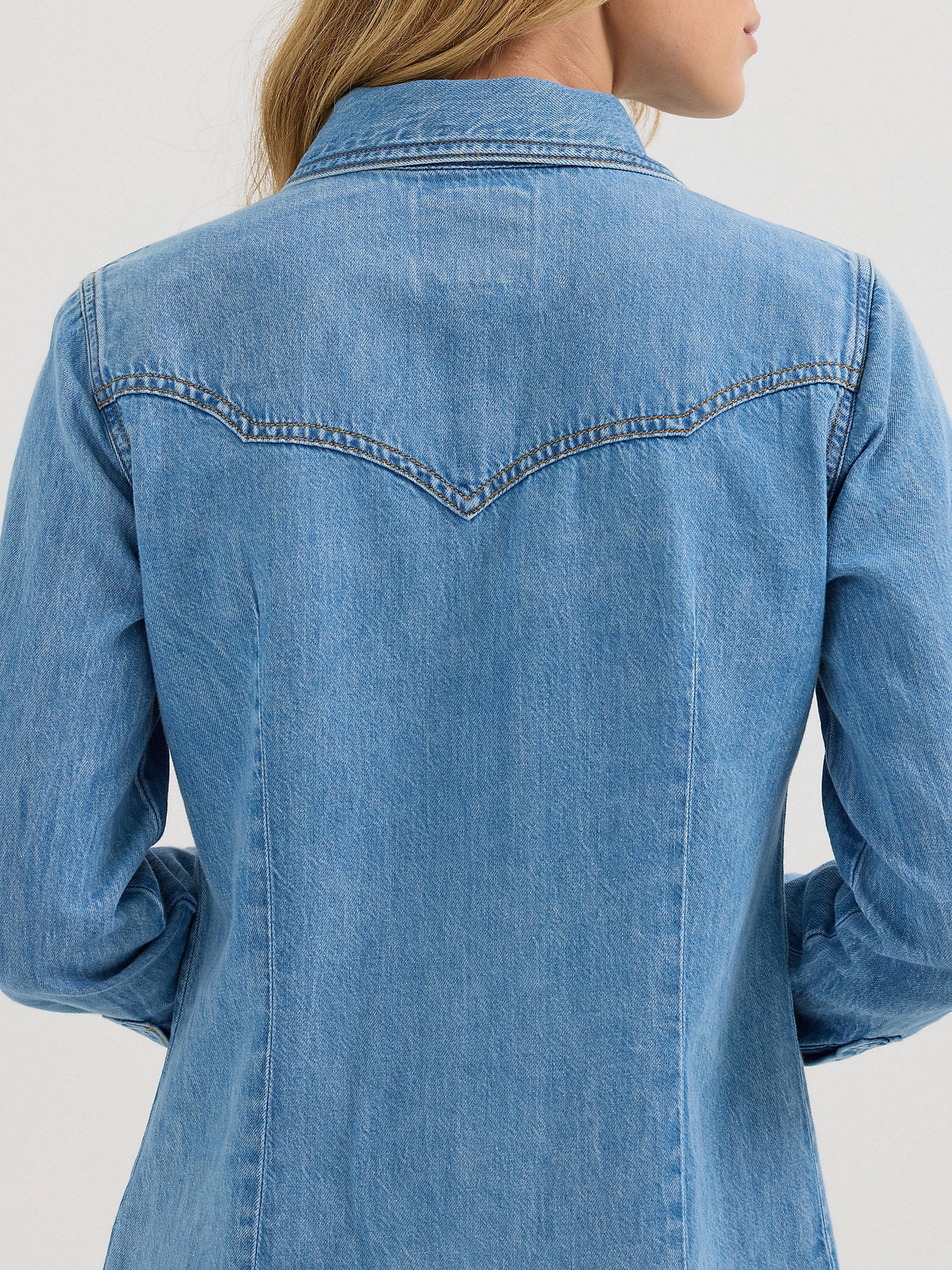 Wrangler X Lainey Wilson Western Denim Snap Up - Image 3