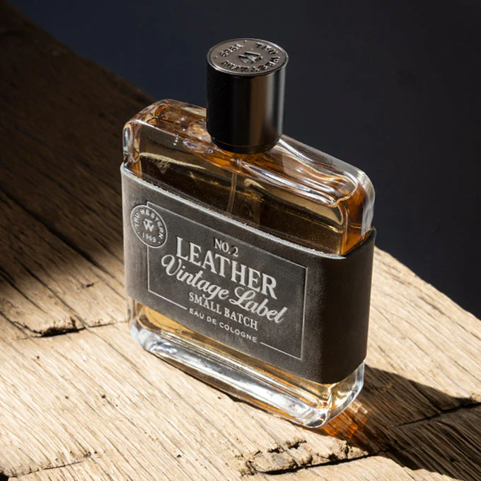Leather #2 Small Batch Vintage Label Cologne - Image 4