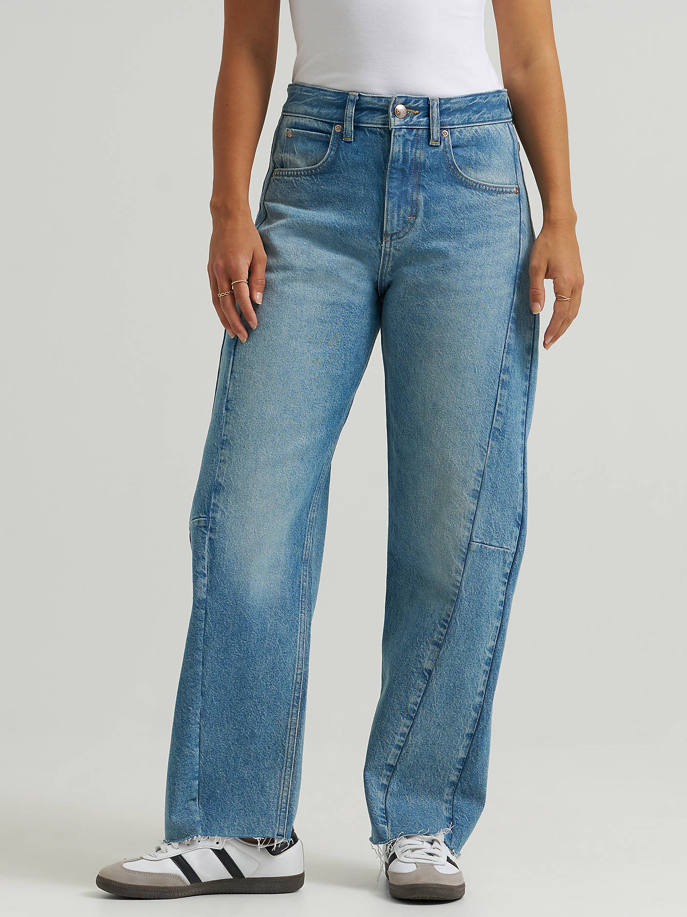 Lee Barrel Rider Wide Leg Cropped - Image 2