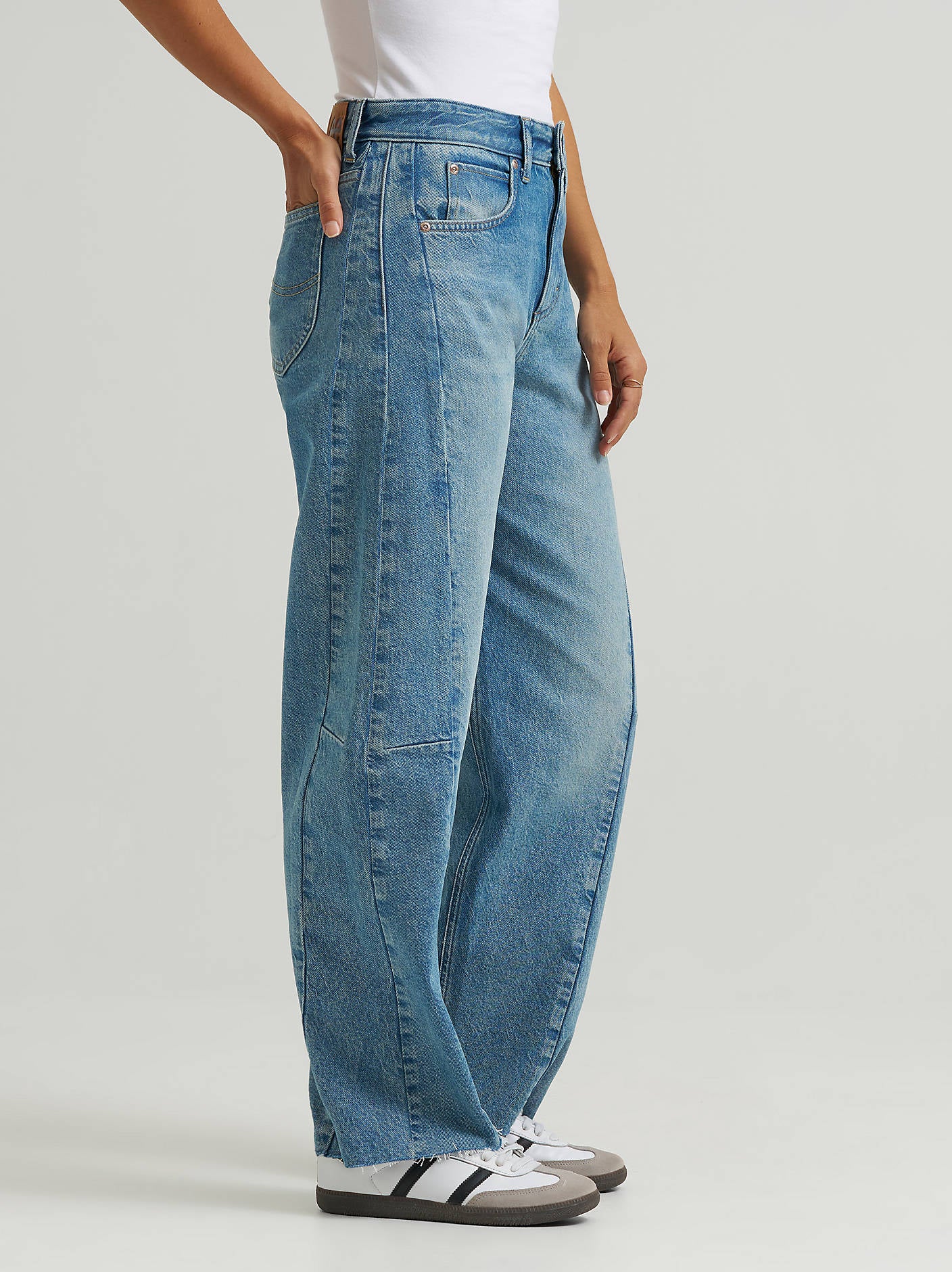 Lee Barrel Rider Wide Leg Cropped - Image 4