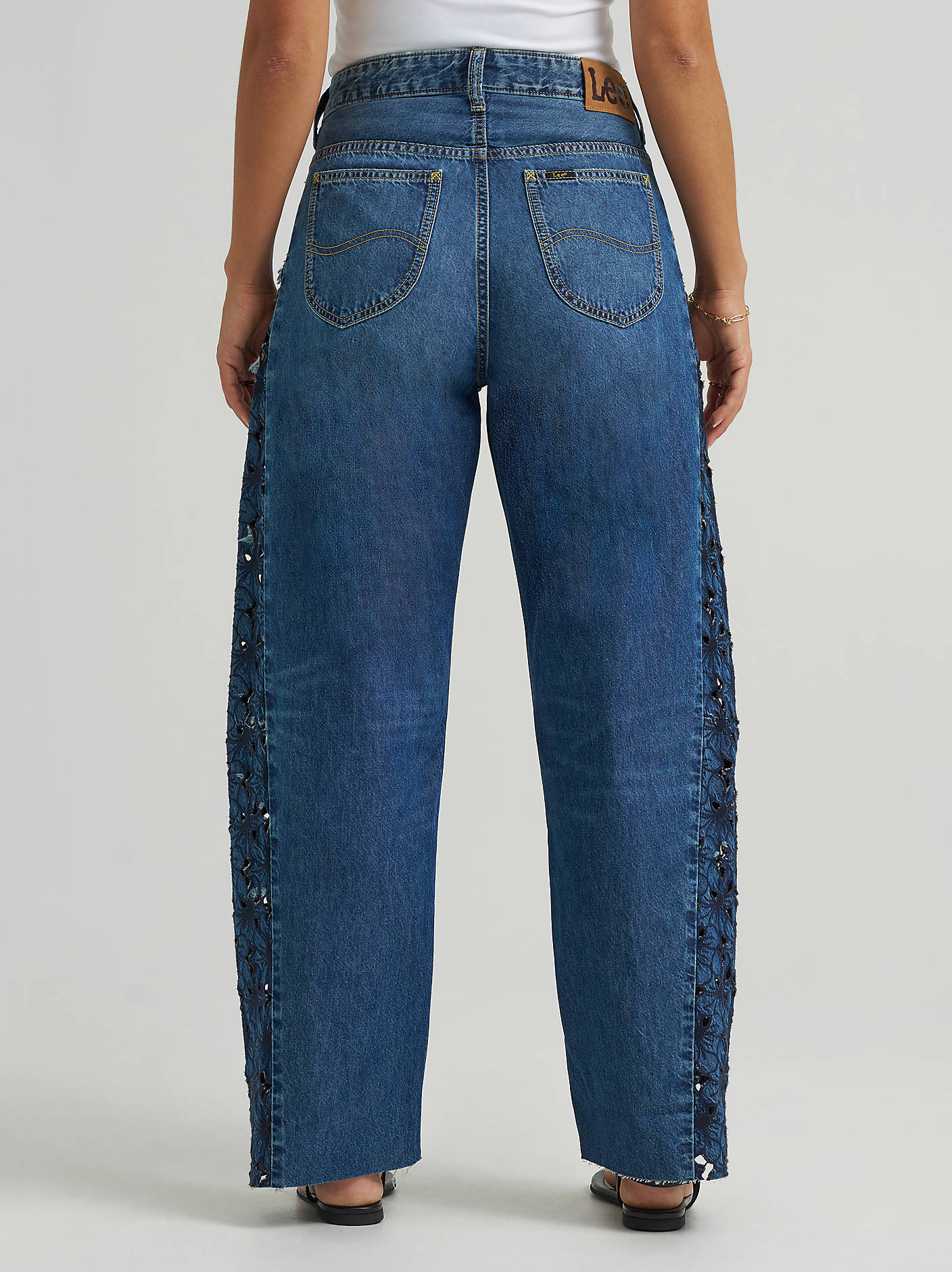 Lee Denim Lace Barrel Jean - Image 5