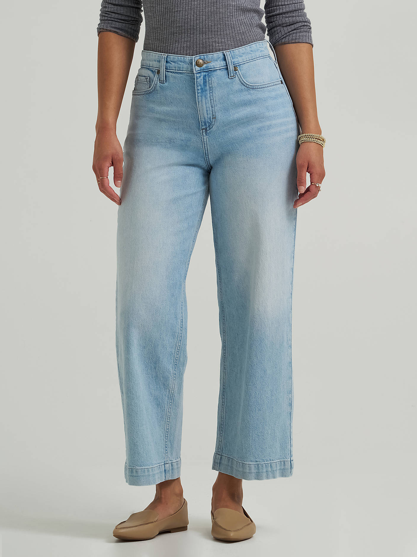 Lee Sky Wide Leg Cropped - Image 3