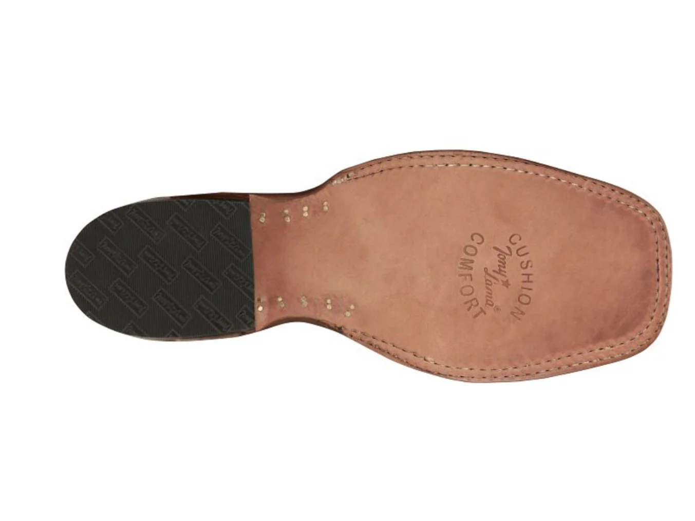Leon Cognac Pirarucu Tony Lama Mens Boots - Image 4