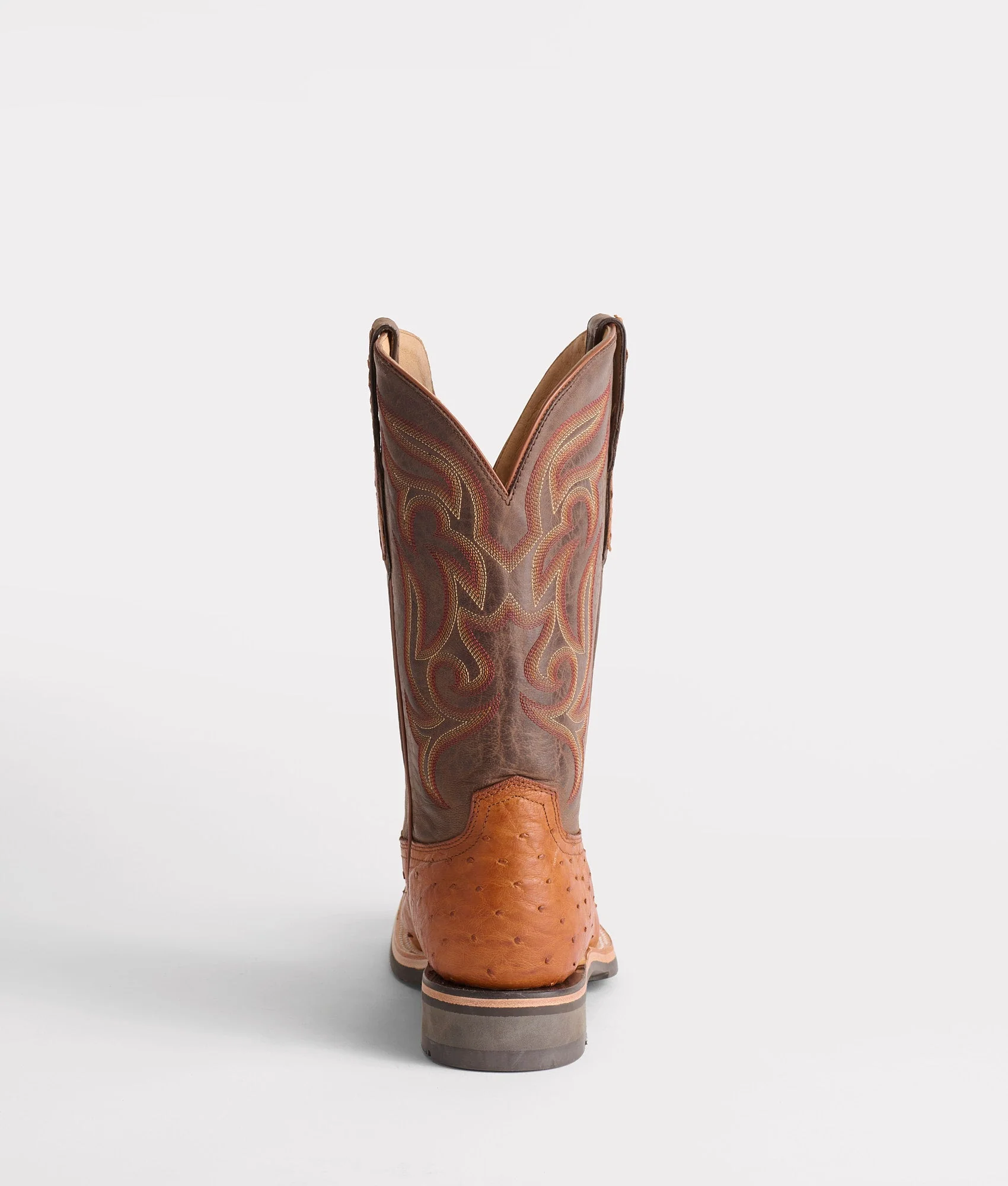 Lucchese Rowdy Ostrich Cognac Boots - Image 2