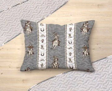 Marshall Rustic Cowboy Quilt Blanket - Image 2