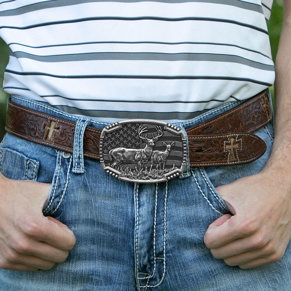 Matched Pair Deer Buckle - Image 2