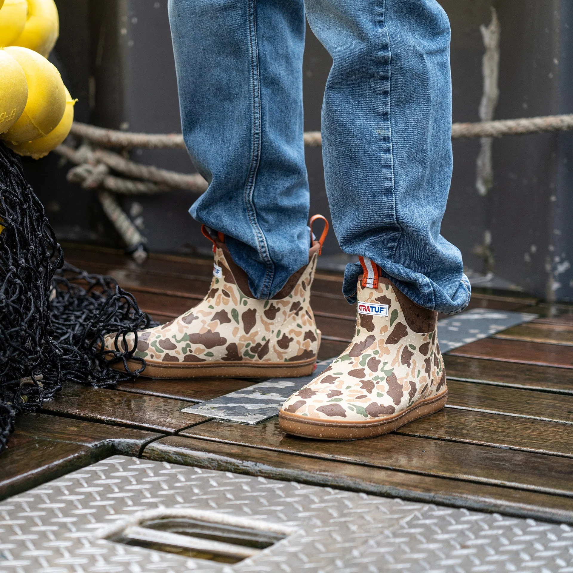 Xtratuf Ankle Deck Boots Duck Camo - Image 2