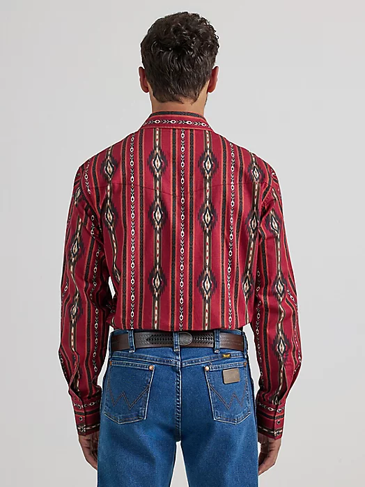 Final Sale ✨ Wrangler Checotah Crimson - Image 2
