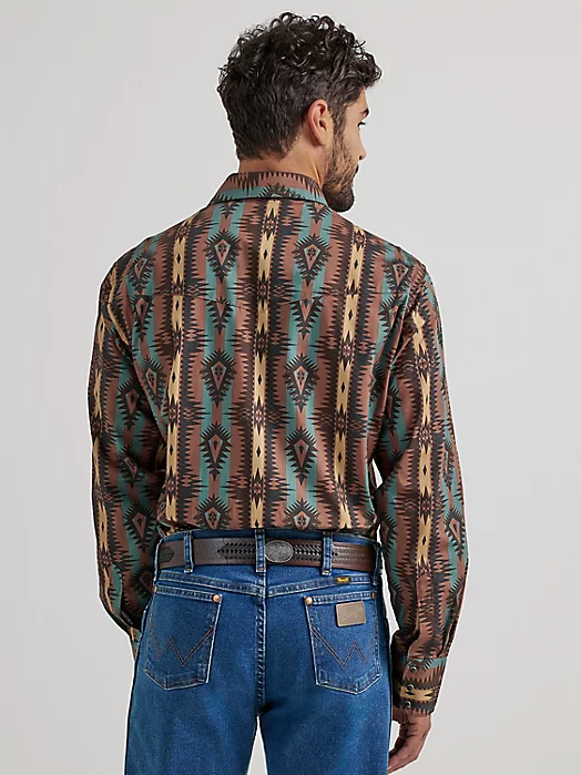 Final Sale ✨ Wrangler Checotah Chocolate - Image 2