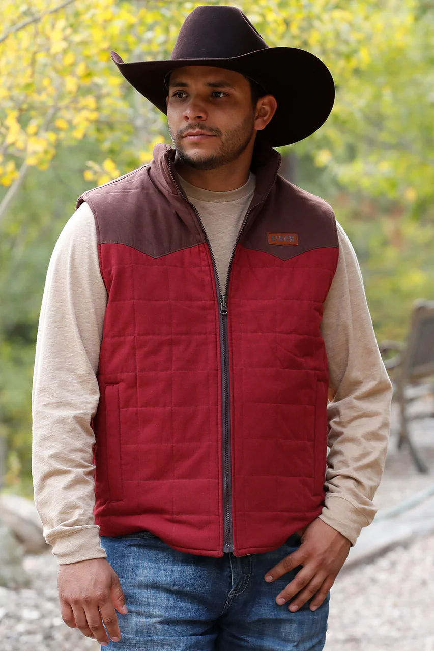Final Sale ✨ Cinch Men’s Copper Reversible Vest - Image 2