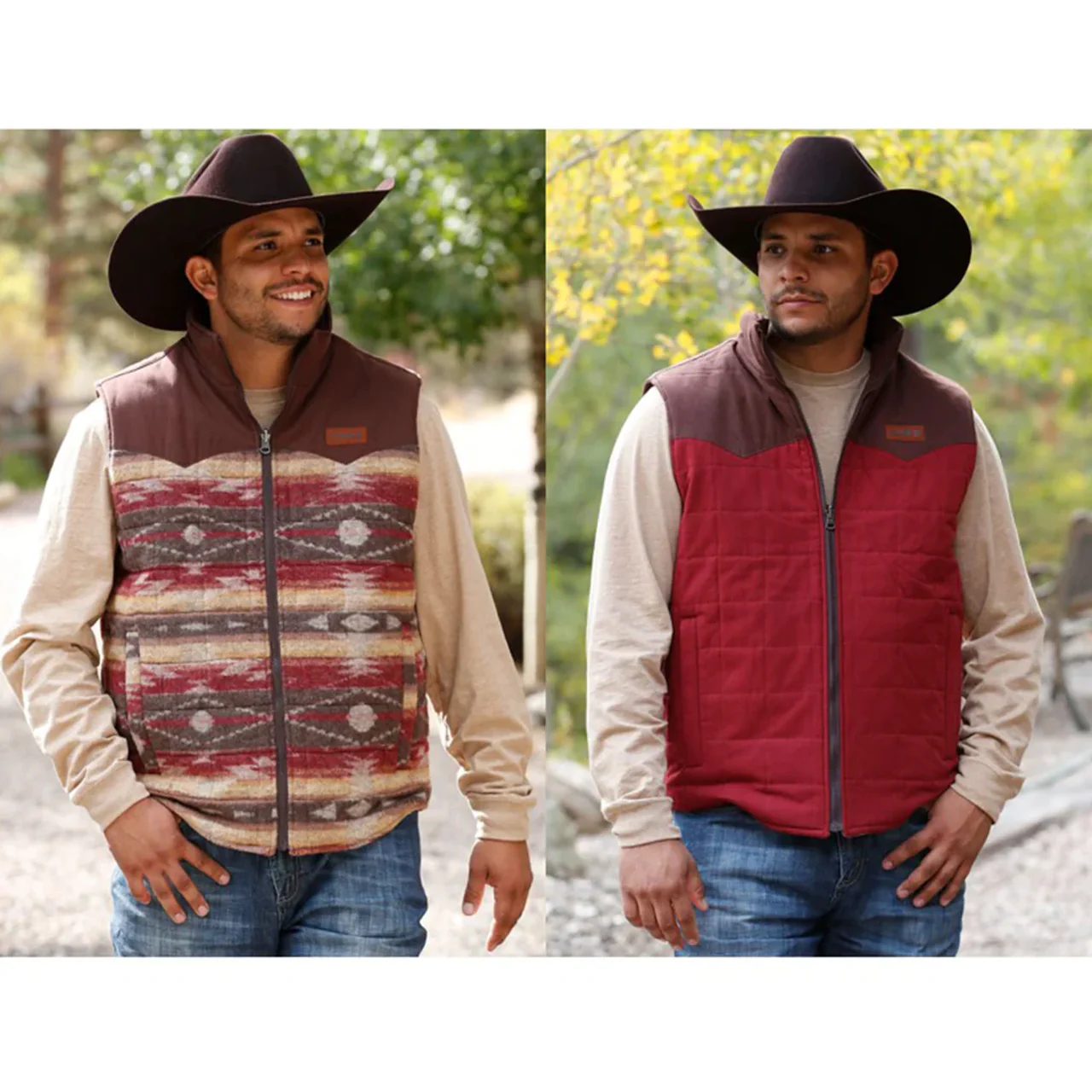 Final Sale ✨ Cinch Men’s Copper Reversible Vest - Image 3