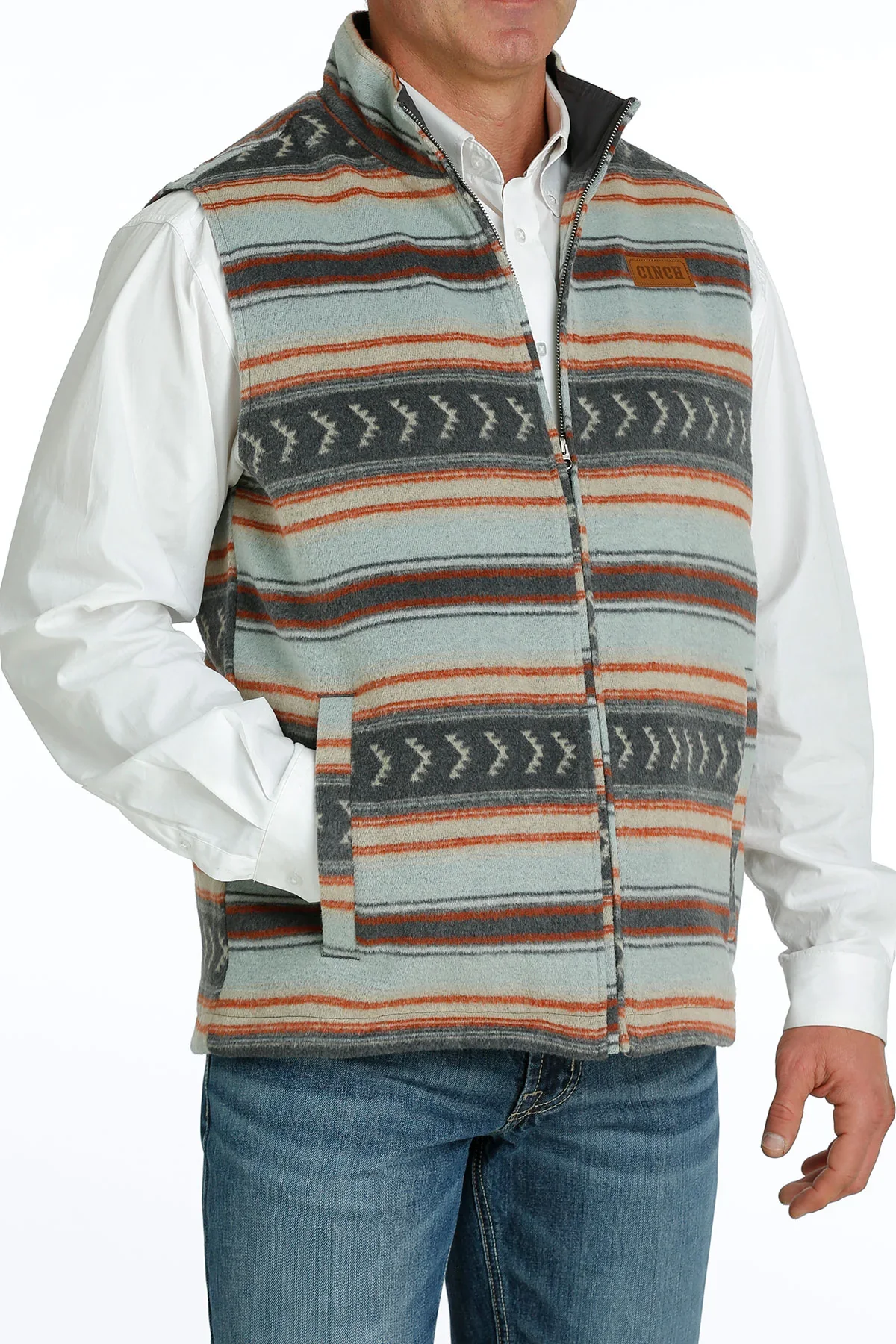 Final Sale ✨Cinch Men’s Sunset Wooly Vest - Image 3