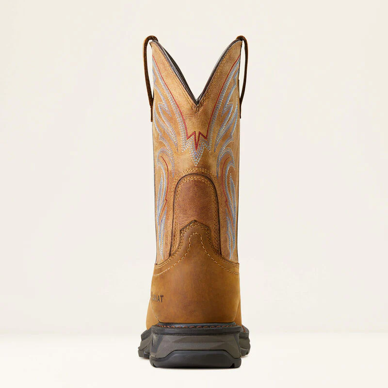 Mens Ariat Distressed brown/Bravo brown work boots - Image 3