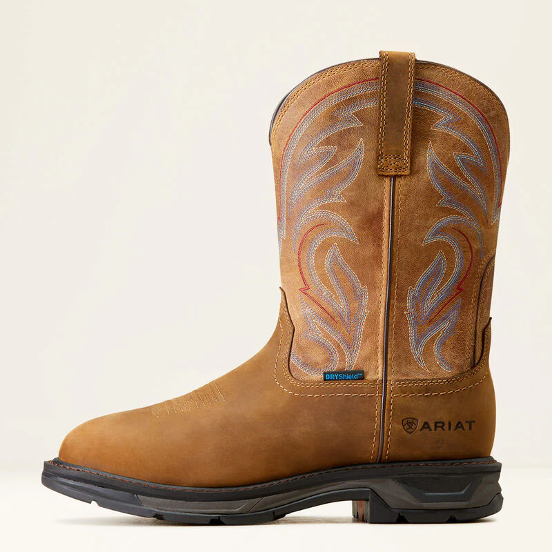 Mens Ariat Distressed brown/Bravo brown work boots - Image 6