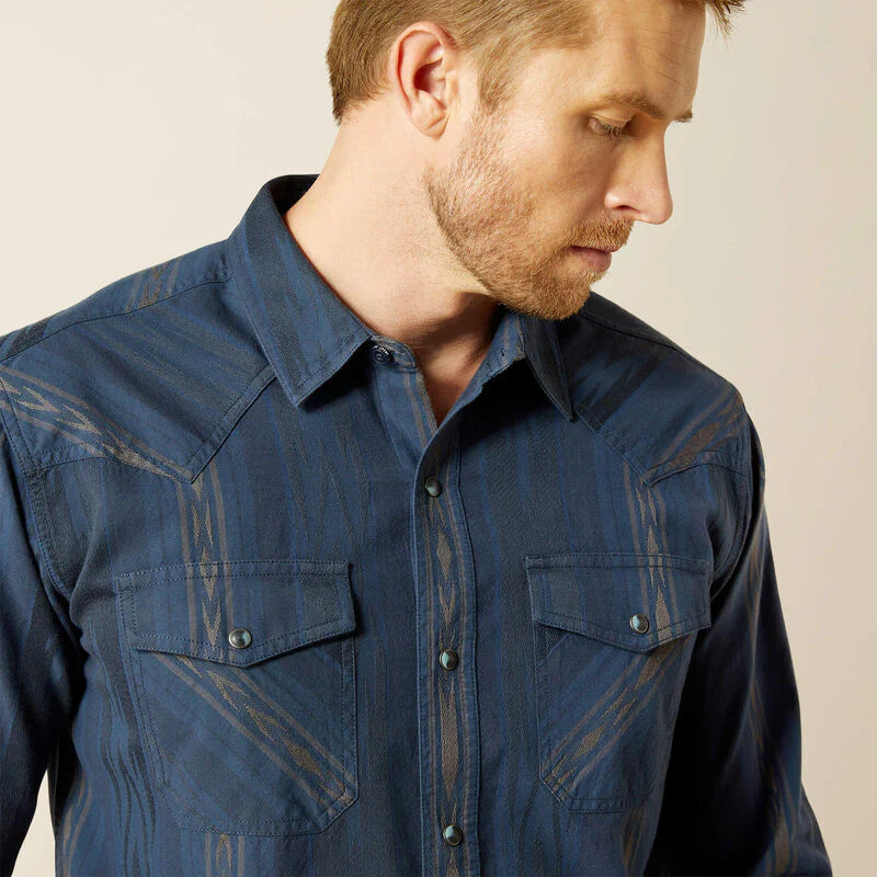 Men's Ariat Hansen Retro Fit Snap - Image 2