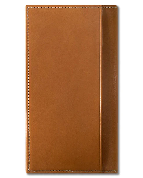 Men's Ariat Tan Rodeo Style Basket Weave Wallet - Image 3