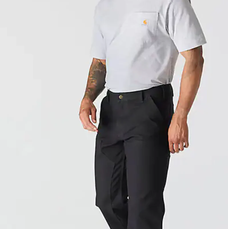 Relaxed Straight Rugged Flex® Duck Double-Front Dungaree - Image 5