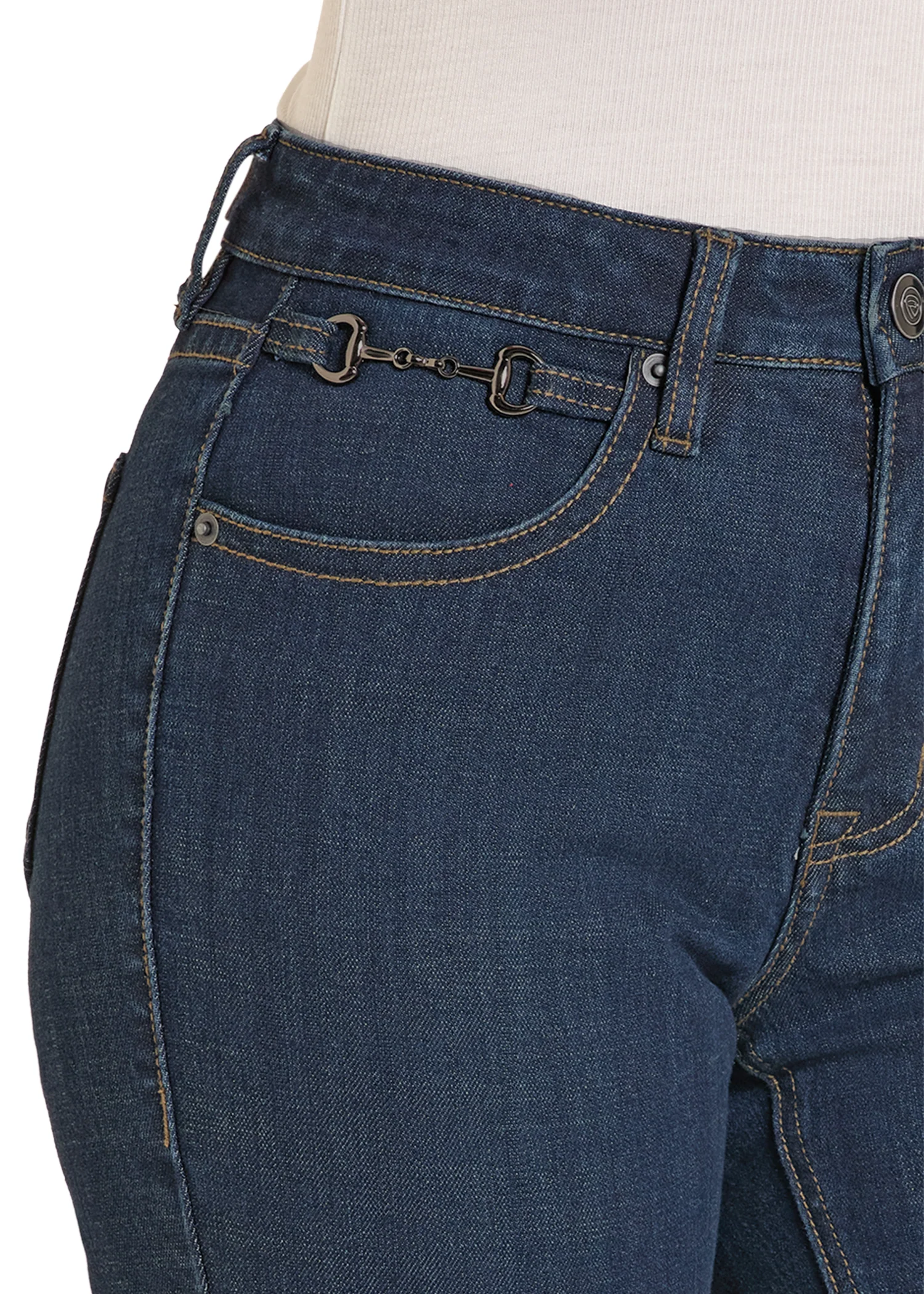 Horse Bit High Rise Bootcut - Image 2