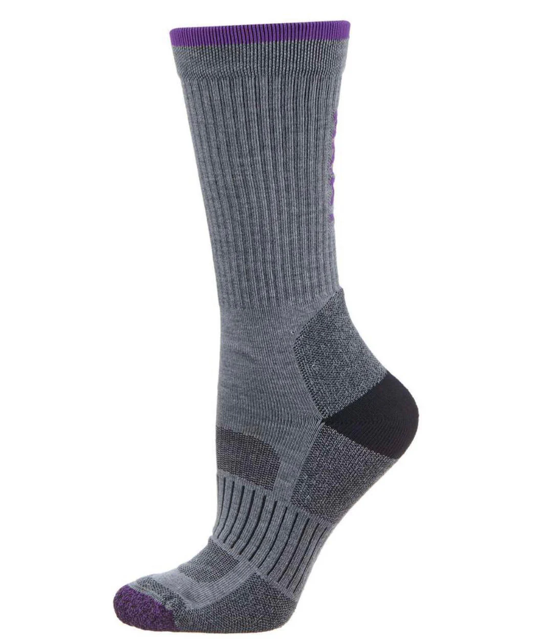 Midweight Crew Sock 2-Pack Grey