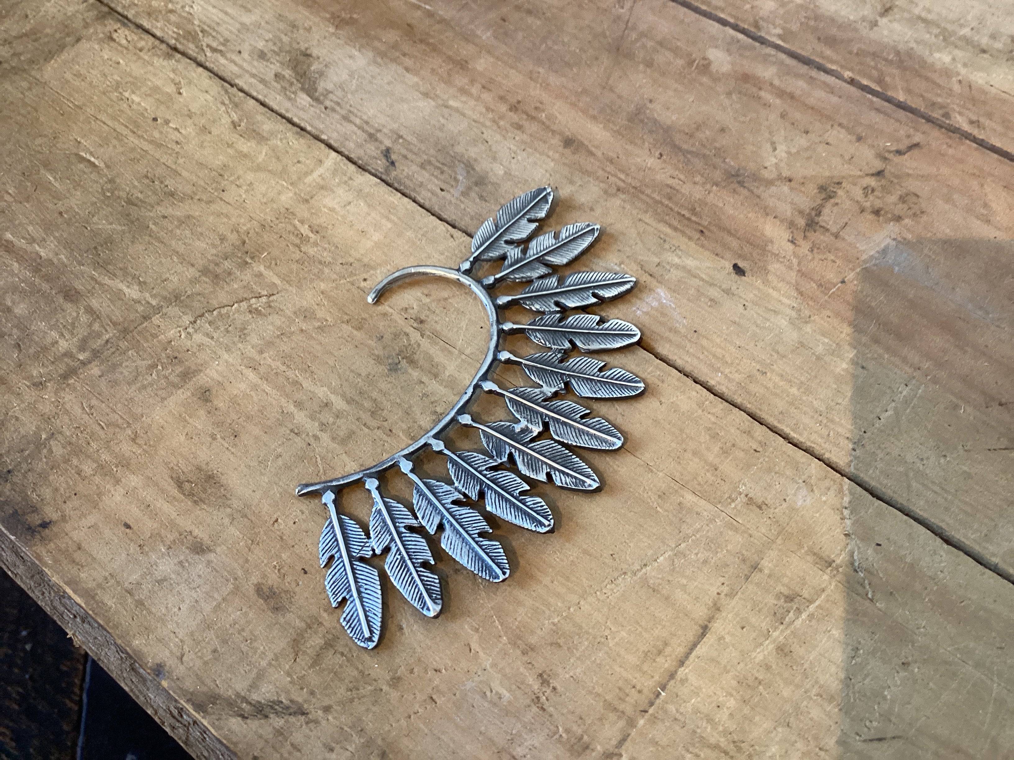 Monica Feathered Ear Cuff Authentic