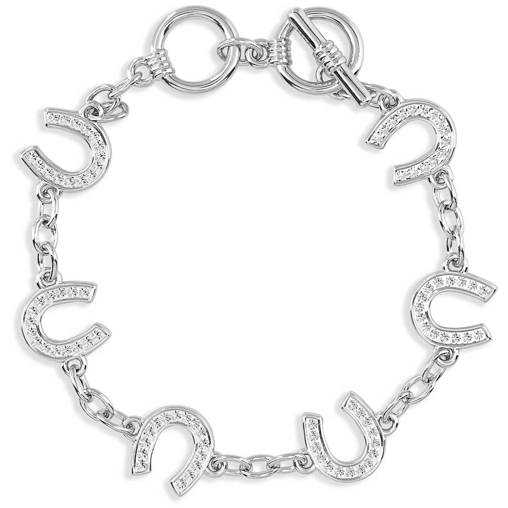 Montana Silver Horseshoe Charm Bracelet - Image 2