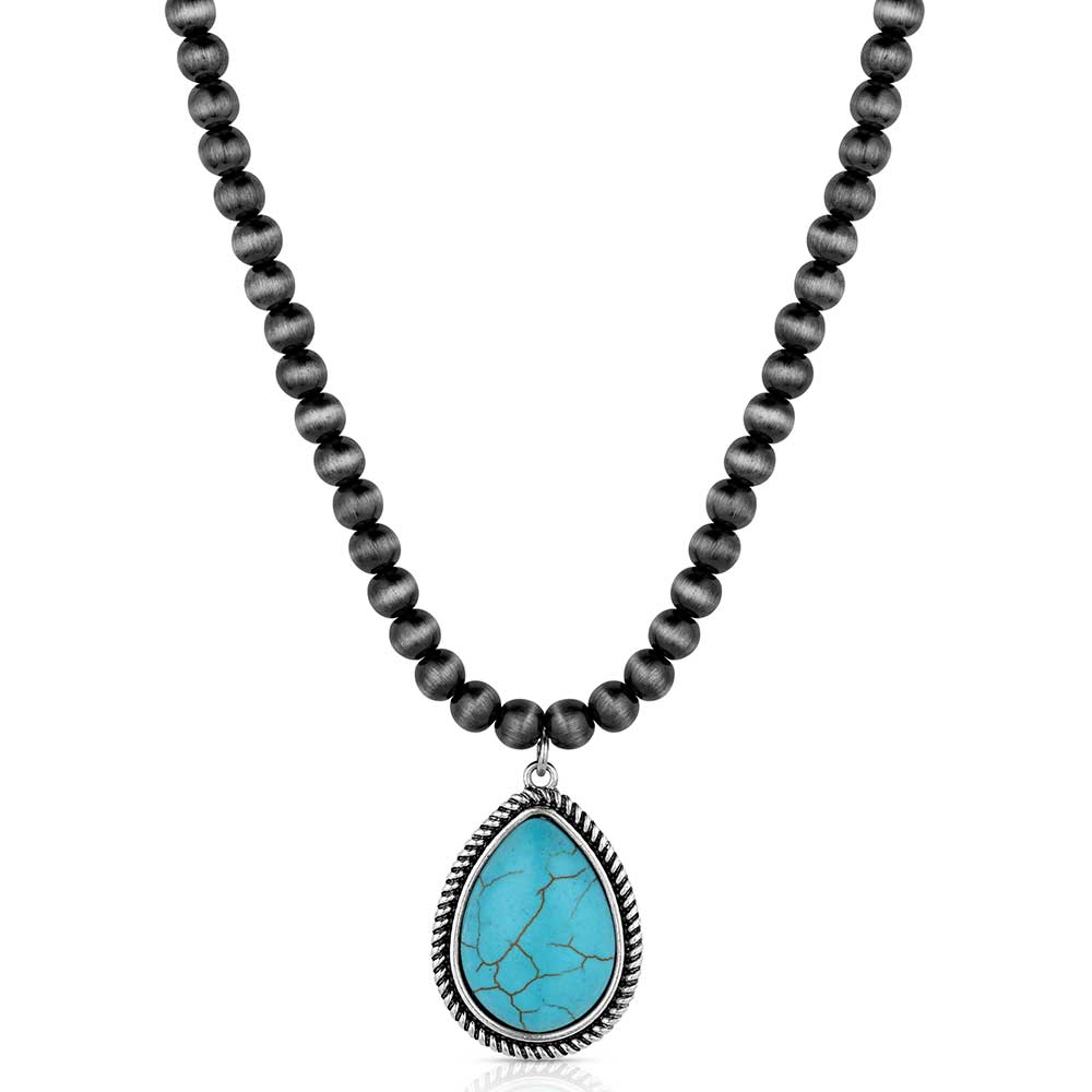 Mountain Drop Beaded Necklace