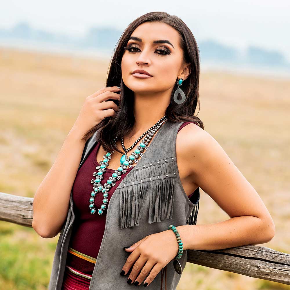 Nature's Stone Beaded Attitude Necklace - Image 3
