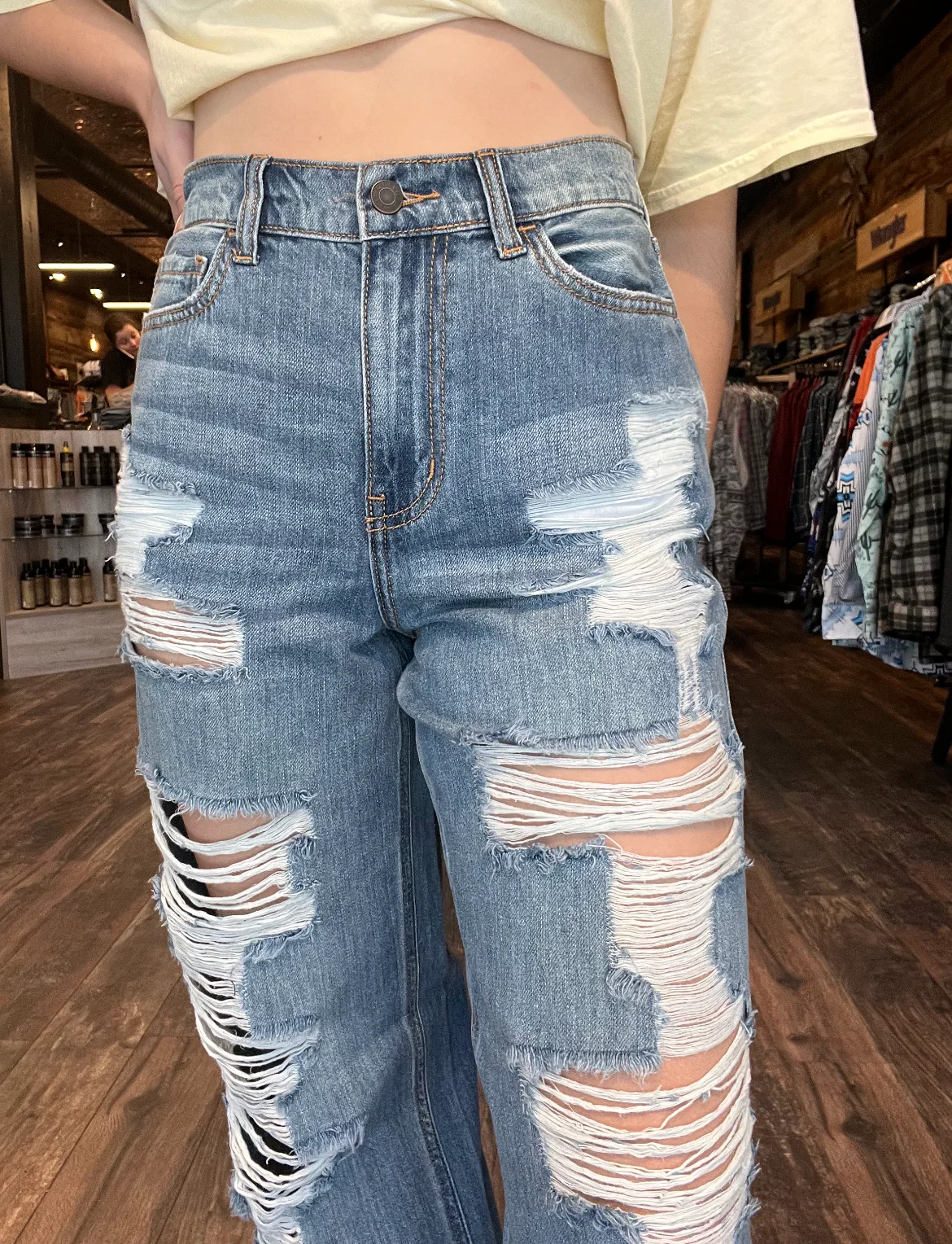 Final Sale ✨Nevada Distressed Jeans - Image 2