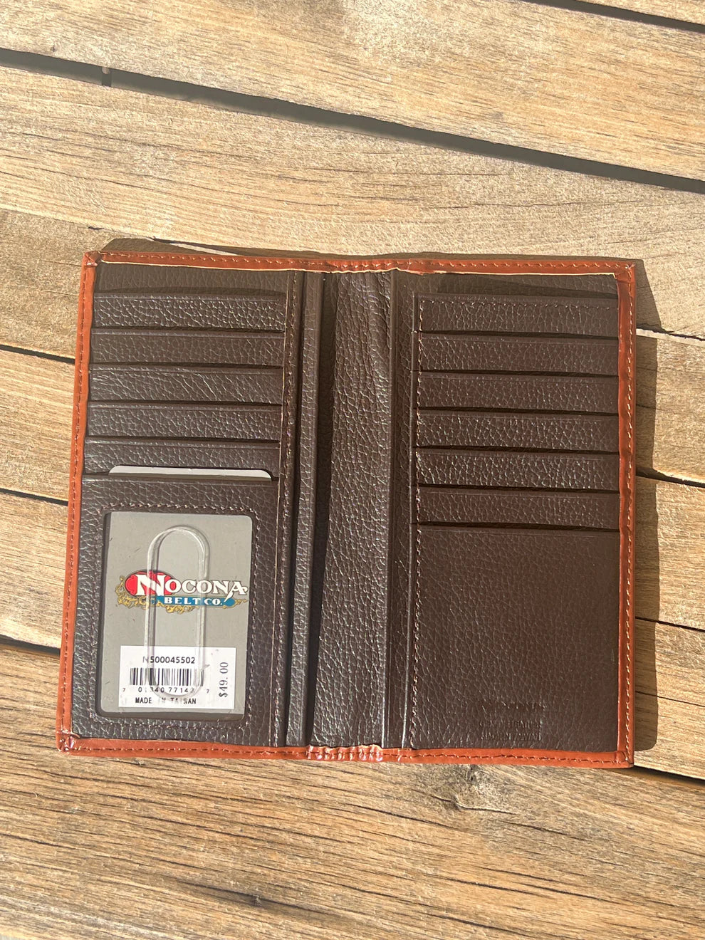 Nocona Rodeo Wallet Tooled - Image 2