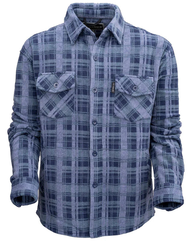 Chad Button Up Fleece Big Shirt - Image 2
