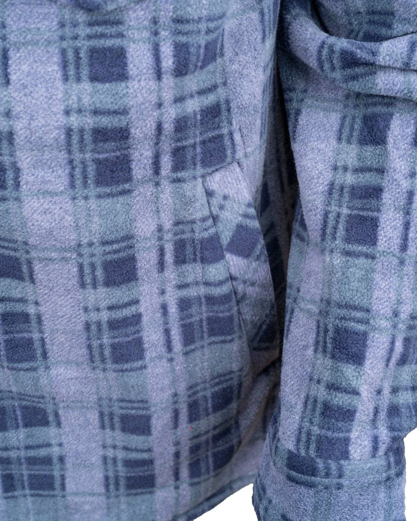 Chad Button Up Fleece Big Shirt - Image 5