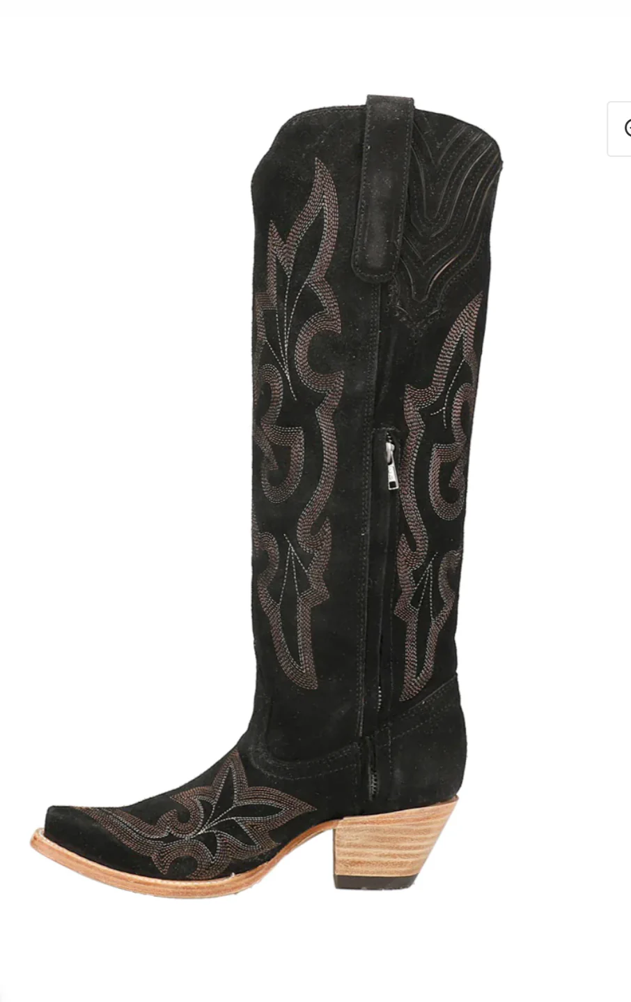 Outlaw Suede Tall Boots - Image 3