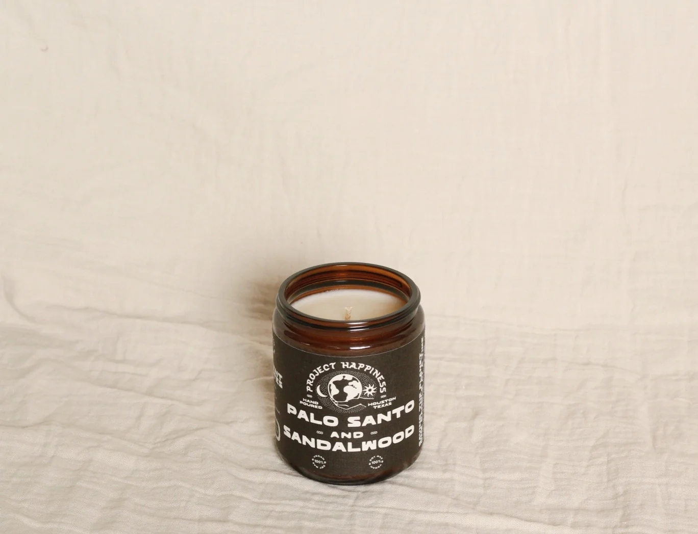 Palo Santo & Sandalwood Soy Candle - Image 3