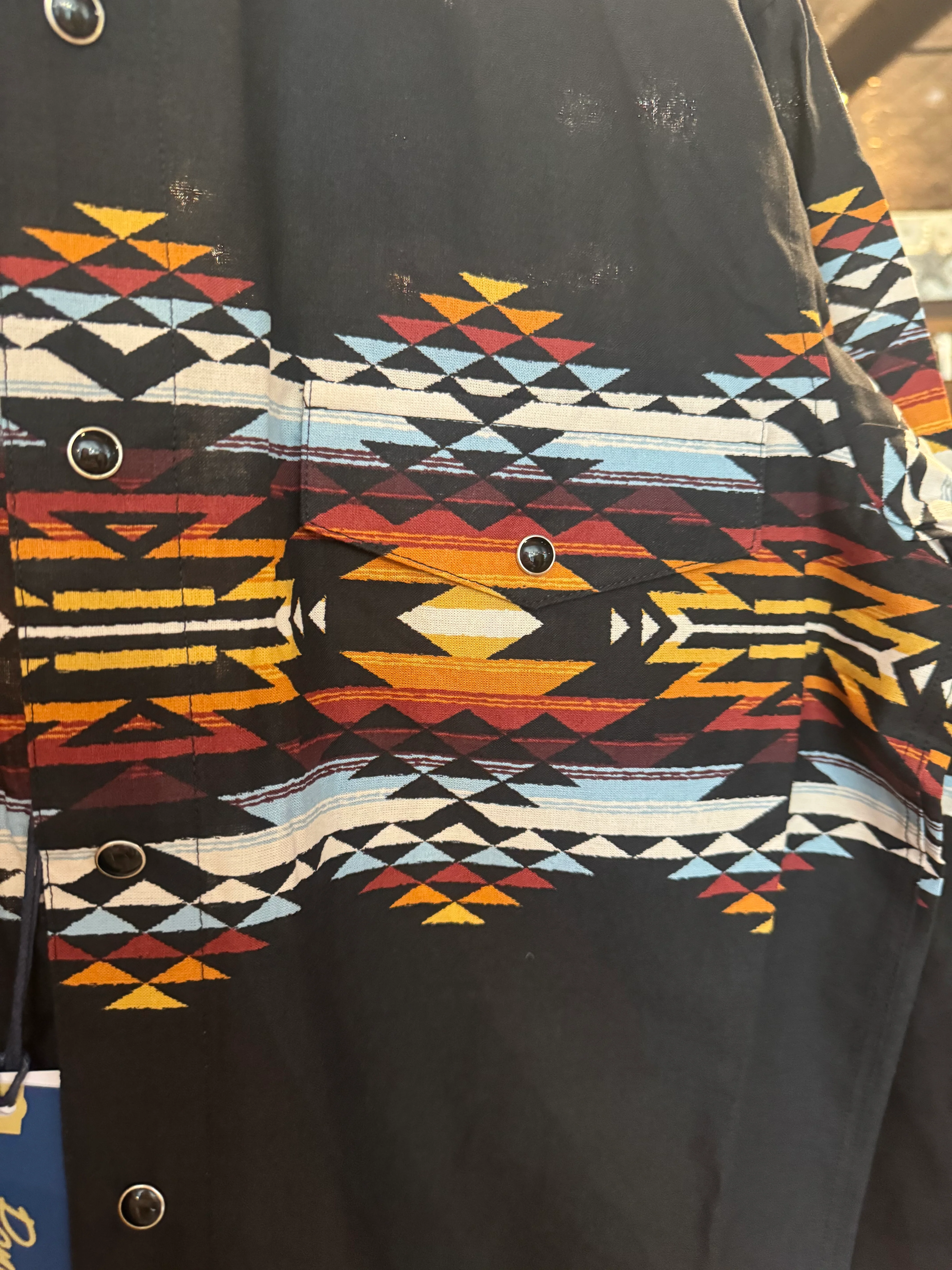Panhandle Men’s Sunset Aztec Snap Up - Image 2