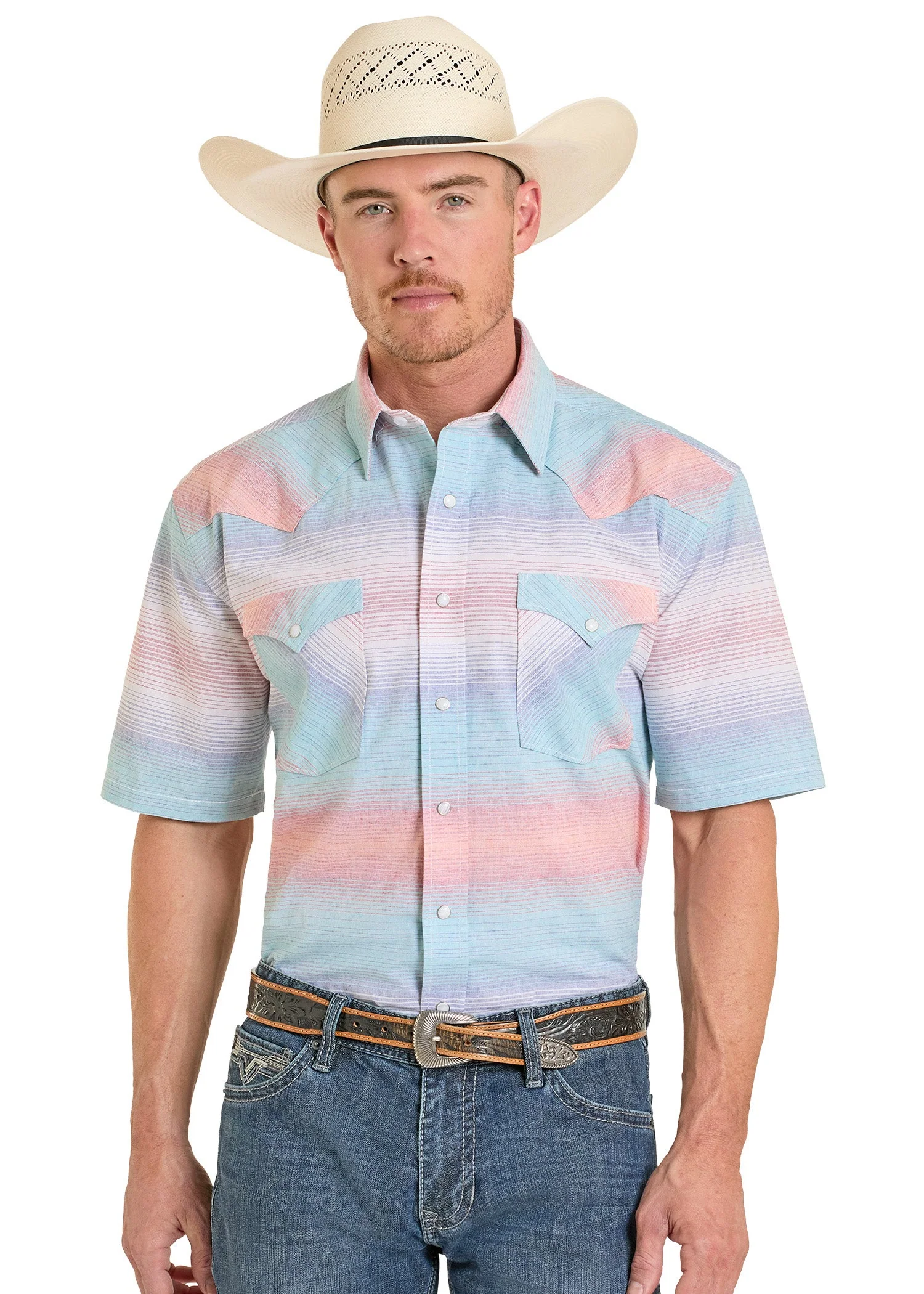 Panhandle Serape Snap Up