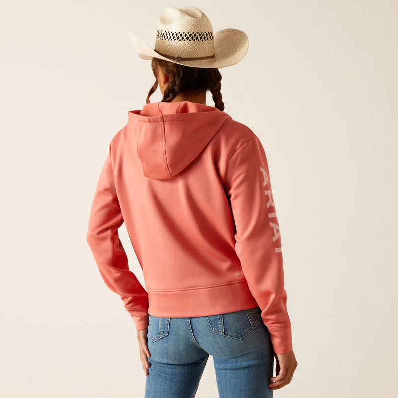 Final Sale ✨ Ariat Tek Peachy Keen 1/2 Zip Hoodie - Image 2