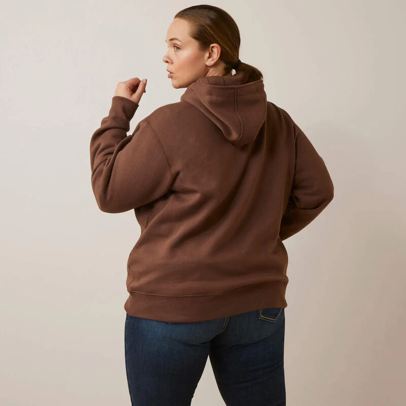 Final Sale ✨ Peppercorn Rebar 1/2 Zip Hoodie - Image 3