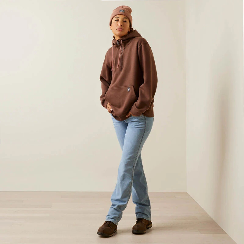 Final Sale ✨ Peppercorn Rebar 1/2 Zip Hoodie - Image 8