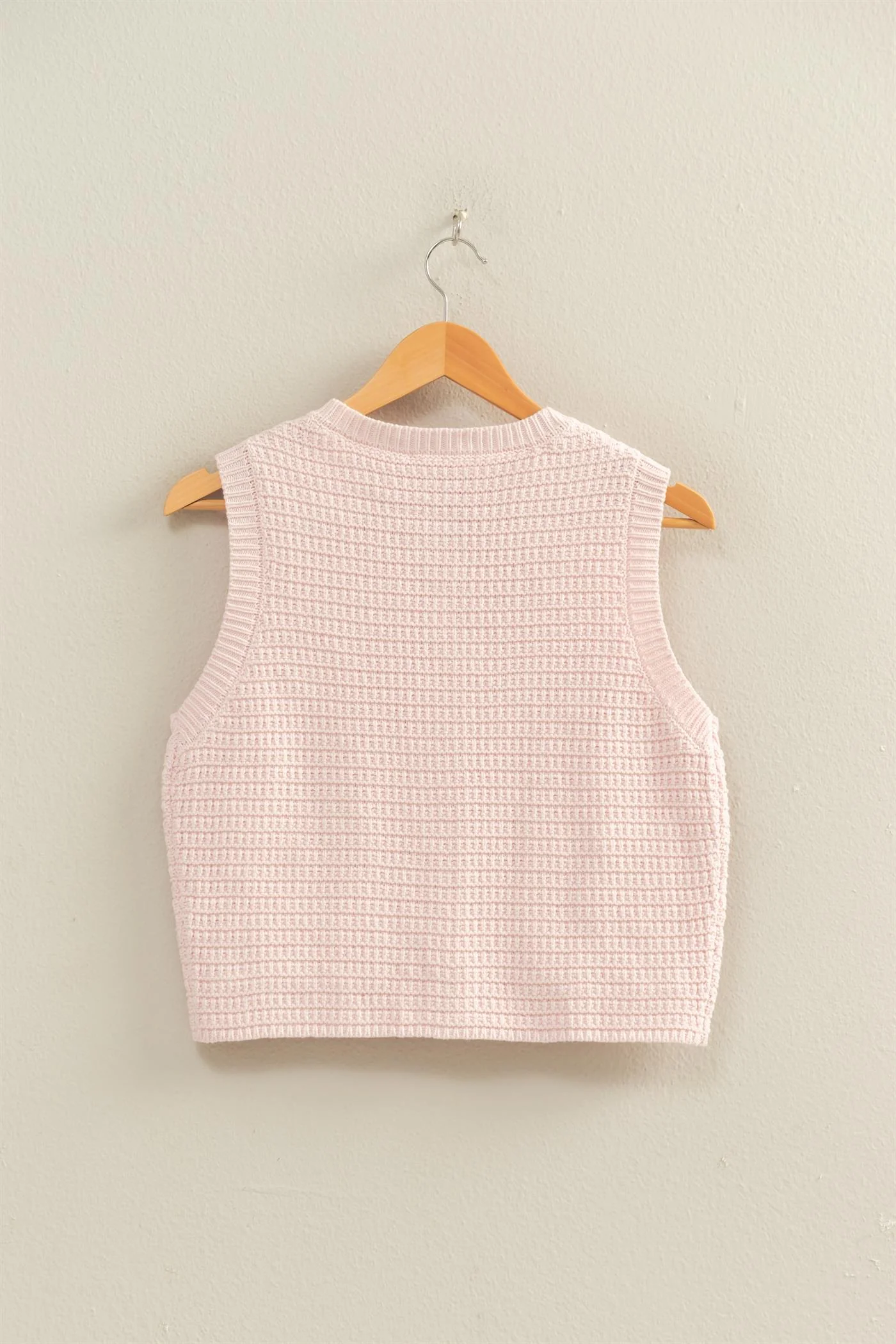 Pink Heart Knit Vest - Image 2